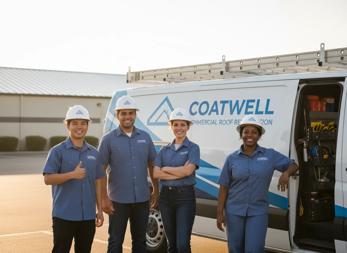 Commercial roof coating company in Mustang, OK